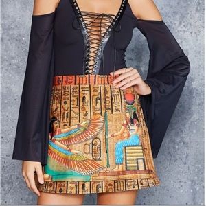 BlackMilk limited Justice of Maat A-line skirt